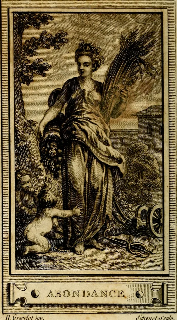 An illustration from Iconologie par figures; ou, Traité complet des allégories, emblêmes, etc. Ouvrage utile aux artistes, aux amateurs, et peuvent servir à l'éducation des jeunes personnes, 1791, leaf 33