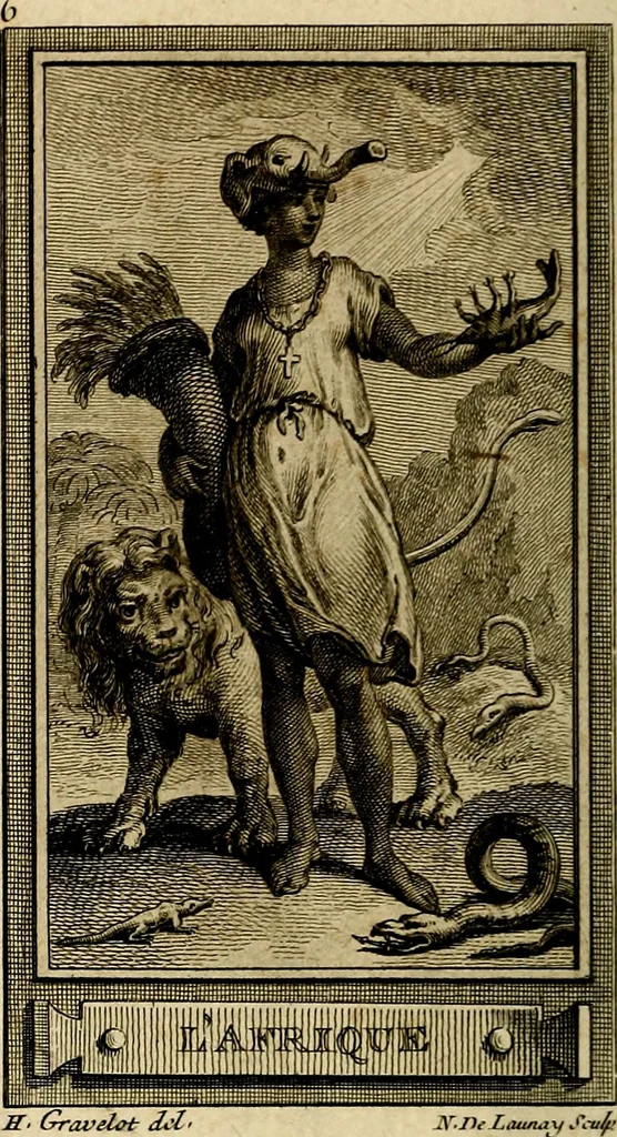 An illustration from Iconologie par figures; ou, Traité complet des allégories, emblêmes, etc. Ouvrage utile aux artistes, aux amateurs, et peuvent servir à l'éducation des jeunes personnes, 1791, leaf 49
