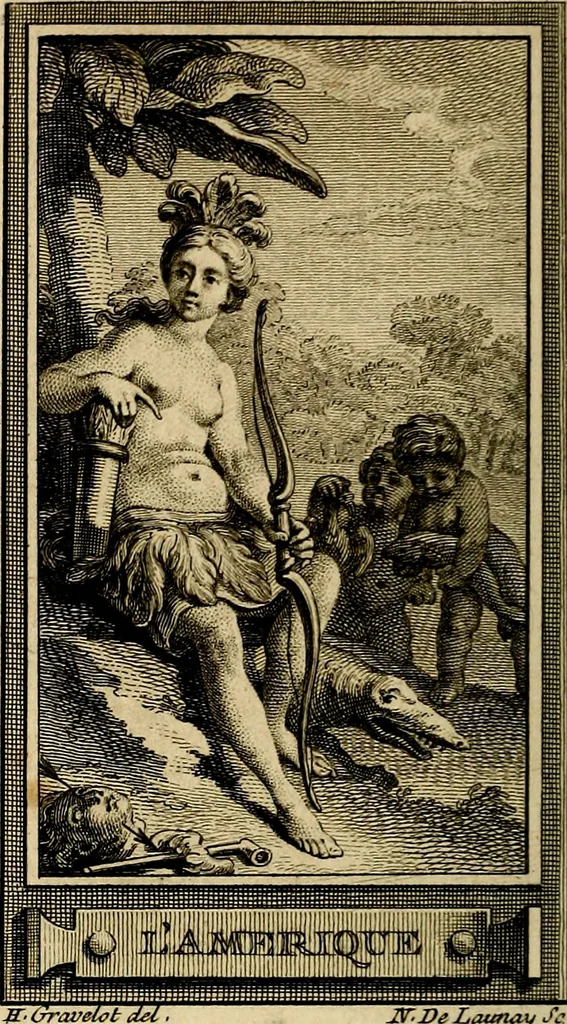 An illustration from Iconologie par figures; ou, Traité complet des allégories, emblêmes, etc. Ouvrage utile aux artistes, aux amateurs, et peuvent servir à l'éducation des jeunes personnes, 1791, leaf 67
