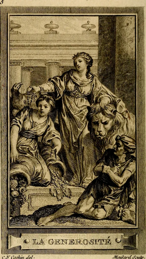 An illustration from Iconologie par figures; ou, Traité complet des allégories, emblêmes, etc. Ouvrage utile aux artistes, aux amateurs, et peuvent servir à l'éducation des jeunes personnes, 1791, leaf 123