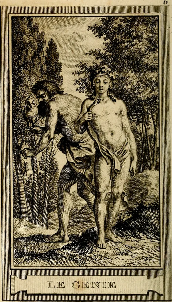 An illustration from Iconologie par figures; ou, Traité complet des allégories, emblêmes, etc. Ouvrage utile aux artistes, aux amateurs, et peuvent servir à l'éducation des jeunes personnes, 1791, leaf 131