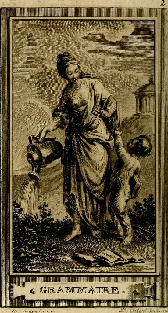 An illustration from Iconologie par figures; ou, Traité complet des allégories, emblêmes, etc. Ouvrage utile aux artistes, aux amateurs, et peuvent servir à l'éducation des jeunes personnes, 1791, leaf 169