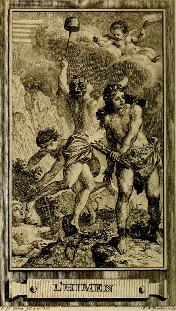 An illustration from Iconologie par figures; ou, Traité complet des allégories, emblêmes, etc. Ouvrage utile aux artistes, aux amateurs, et peuvent servir à l'éducation des jeunes personnes, 1791, leaf 205