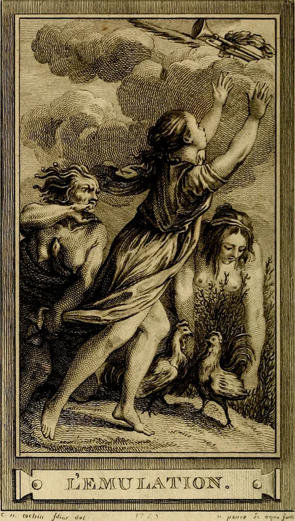 An illustration from Iconologie par figures; ou, Traité complet des allégories, emblêmes, etc. Ouvrage utile aux artistes, aux amateurs, et peuvent servir à l'éducation des jeunes personnes, 1791, leaf 29