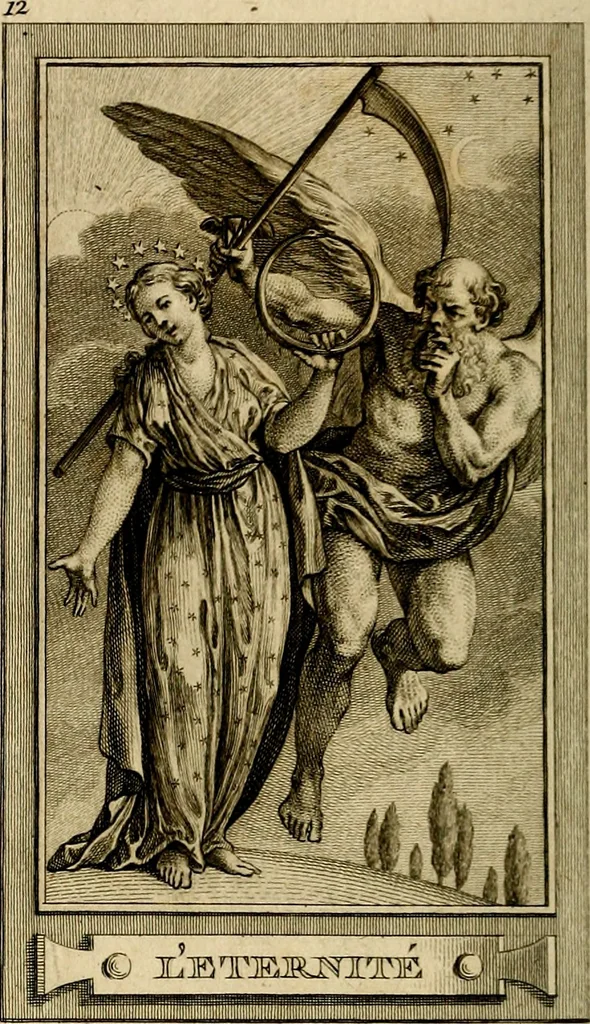 An illustration from Iconologie par figures; ou, Traité complet des allégories, emblêmes, etc. Ouvrage utile aux artistes, aux amateurs, et peuvent servir à l'éducation des jeunes personnes, 1791, leaf 53
