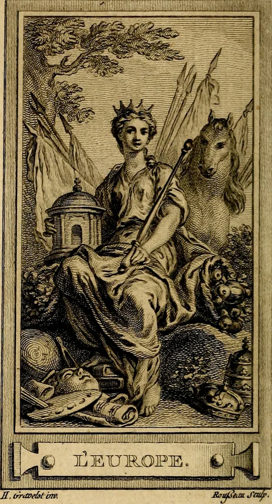 An illustration from Iconologie par figures; ou, Traité complet des allégories, emblêmes, etc. Ouvrage utile aux artistes, aux amateurs, et peuvent servir à l'éducation des jeunes personnes, 1791, leaf 63