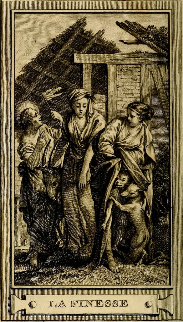 An illustration from Iconologie par figures; ou, Traité complet des allégories, emblêmes, etc. Ouvrage utile aux artistes, aux amateurs, et peuvent servir à l'éducation des jeunes personnes, 1791, leaf 95