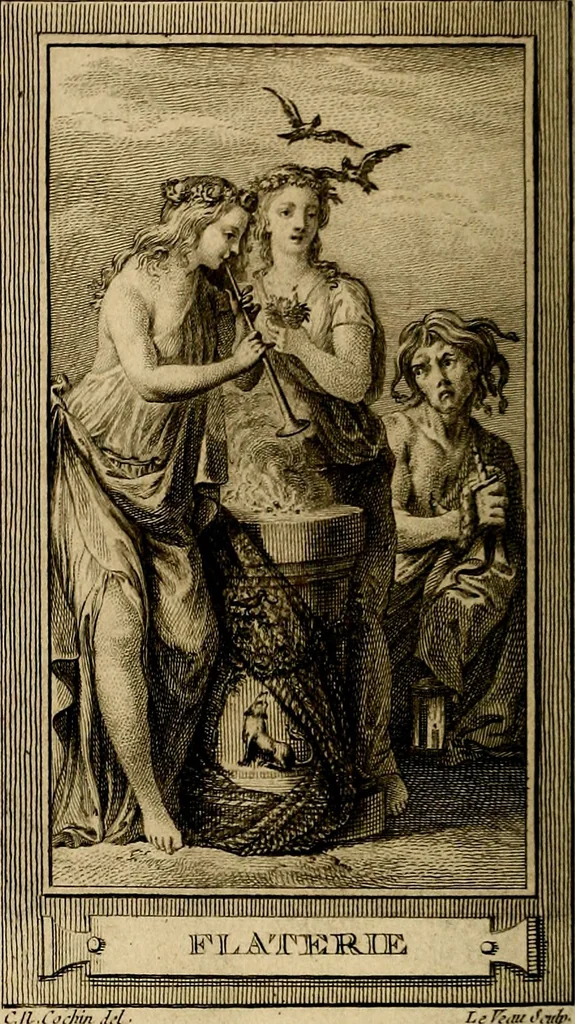 An illustration from Iconologie par figures; ou, Traité complet des allégories, emblêmes, etc. Ouvrage utile aux artistes, aux amateurs, et peuvent servir à l'éducation des jeunes personnes, 1791, leaf 99