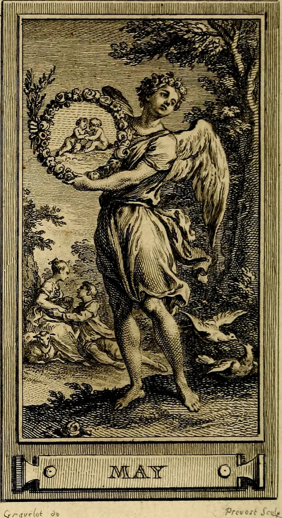 An illustration from Iconologie par figures; ou, Traité complet des allégories, emblêmes, etc. Ouvrage utile aux artistes, aux amateurs, et peuvent servir à l'éducation des jeunes personnes, 1791, leaf 103