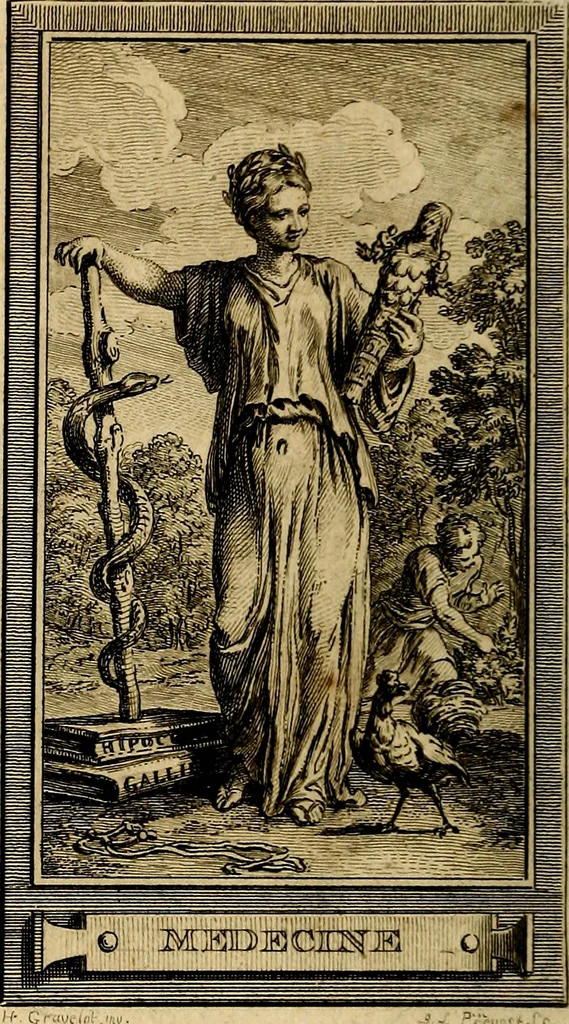 An illustration from Iconologie par figures; ou, Traité complet des allégories, emblêmes, etc. Ouvrage utile aux artistes, aux amateurs, et peuvent servir à l'éducation des jeunes personnes, 1791, leaf 119
