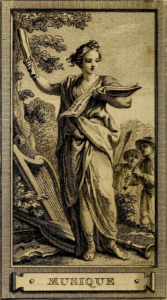 An illustration from Iconologie par figures; ou, Traité complet des allégories, emblêmes, etc. Ouvrage utile aux artistes, aux amateurs, et peuvent servir à l'éducation des jeunes personnes, 1791, leaf 151