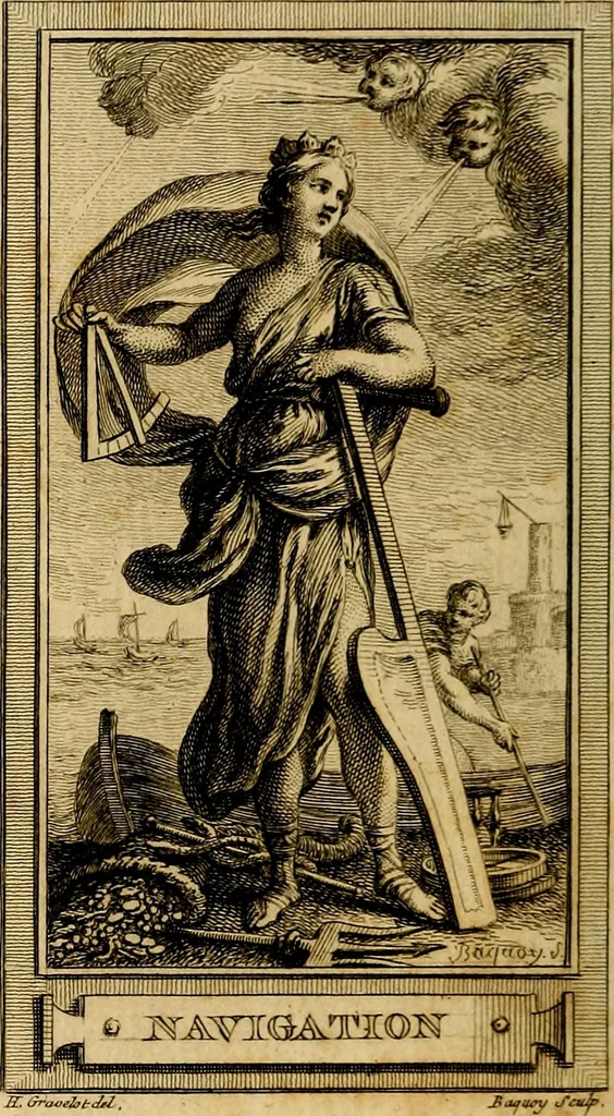 An illustration from Iconologie par figures; ou, Traité complet des allégories, emblêmes, etc. Ouvrage utile aux artistes, aux amateurs, et peuvent servir à l'éducation des jeunes personnes, 1791, leaf 163
