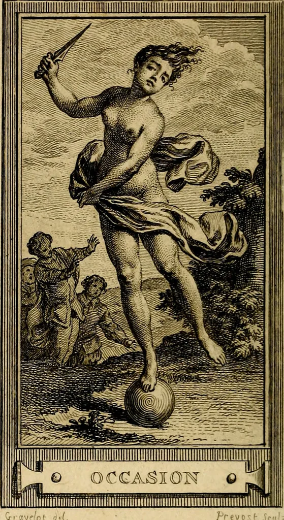 An illustration from Iconologie par figures; ou, Traité complet des allégories, emblêmes, etc. Ouvrage utile aux artistes, aux amateurs, et peuvent servir à l'éducation des jeunes personnes, 1791, leaf 181