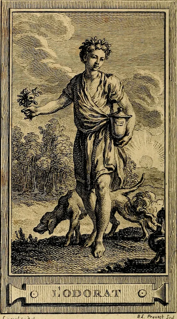 An illustration from Iconologie par figures; ou, Traité complet des allégories, emblêmes, etc. Ouvrage utile aux artistes, aux amateurs, et peuvent servir à l'éducation des jeunes personnes, 1791, leaf 189