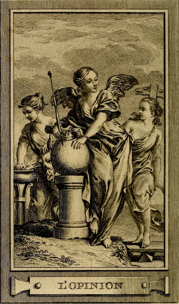 An illustration from Iconologie par figures; ou, Traité complet des allégories, emblêmes, etc. Ouvrage utile aux artistes, aux amateurs, et peuvent servir à l'éducation des jeunes personnes, 1791, leaf 193