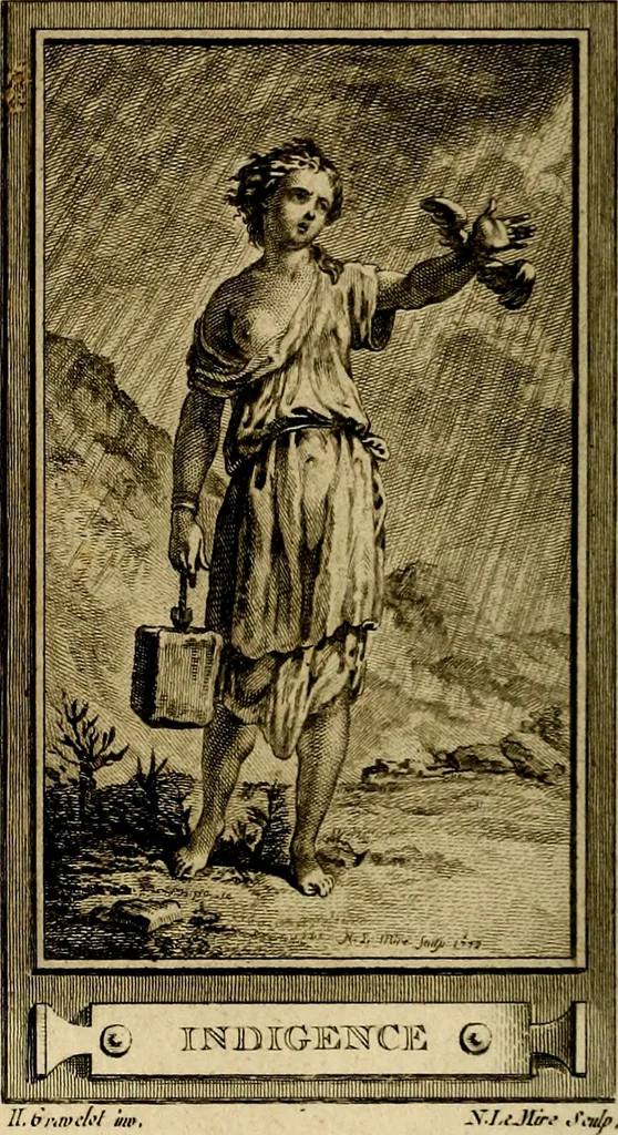 An illustration from Iconologie par figures; ou, Traité complet des allégories, emblêmes, etc. Ouvrage utile aux artistes, aux amateurs, et peuvent servir à l'éducation des jeunes personnes, 1791, leaf 23