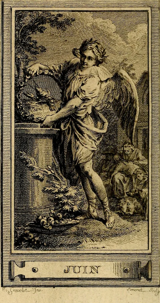 An illustration from Iconologie par figures; ou, Traité complet des allégories, emblêmes, etc. Ouvrage utile aux artistes, aux amateurs, et peuvent servir à l'éducation des jeunes personnes, 1791, leaf 63