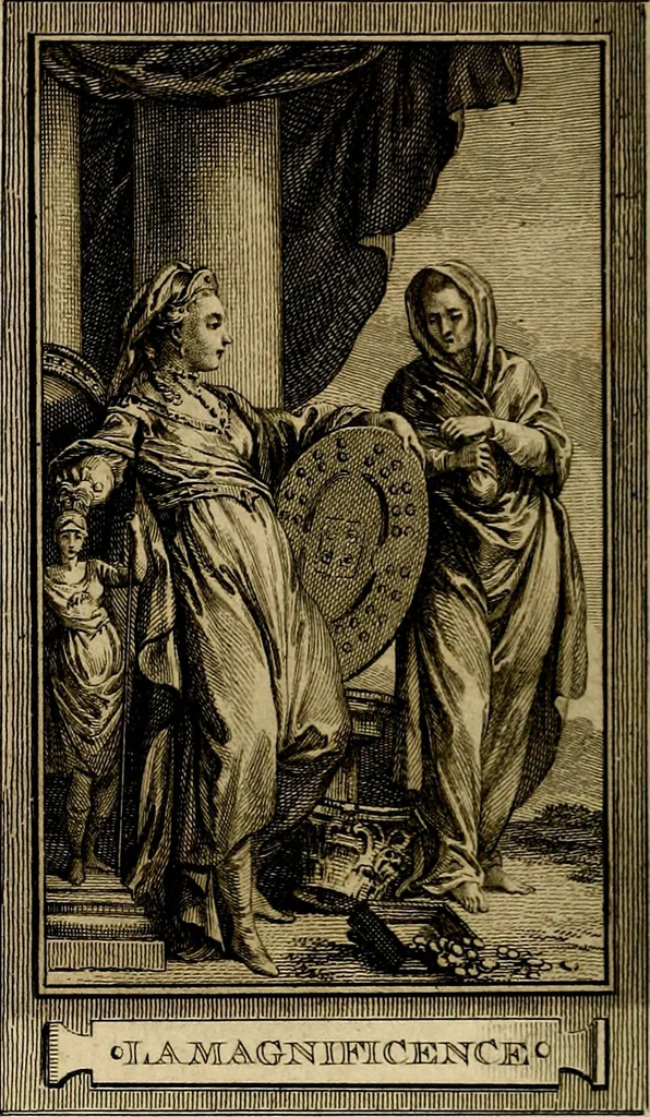 An illustration from Iconologie par figures; ou, Traité complet des allégories, emblêmes, etc. Ouvrage utile aux artistes, aux amateurs, et peuvent servir à l'éducation des jeunes personnes, 1791, leaf 99