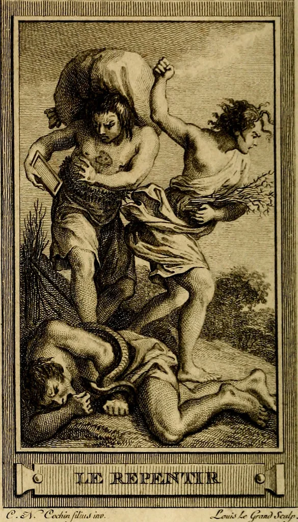 An illustration from Iconologie par figures; ou, Traité complet des allégories, emblêmes, etc. Ouvrage utile aux artistes, aux amateurs, et peuvent servir à l'éducation des jeunes personnes, 1791, leaf 123