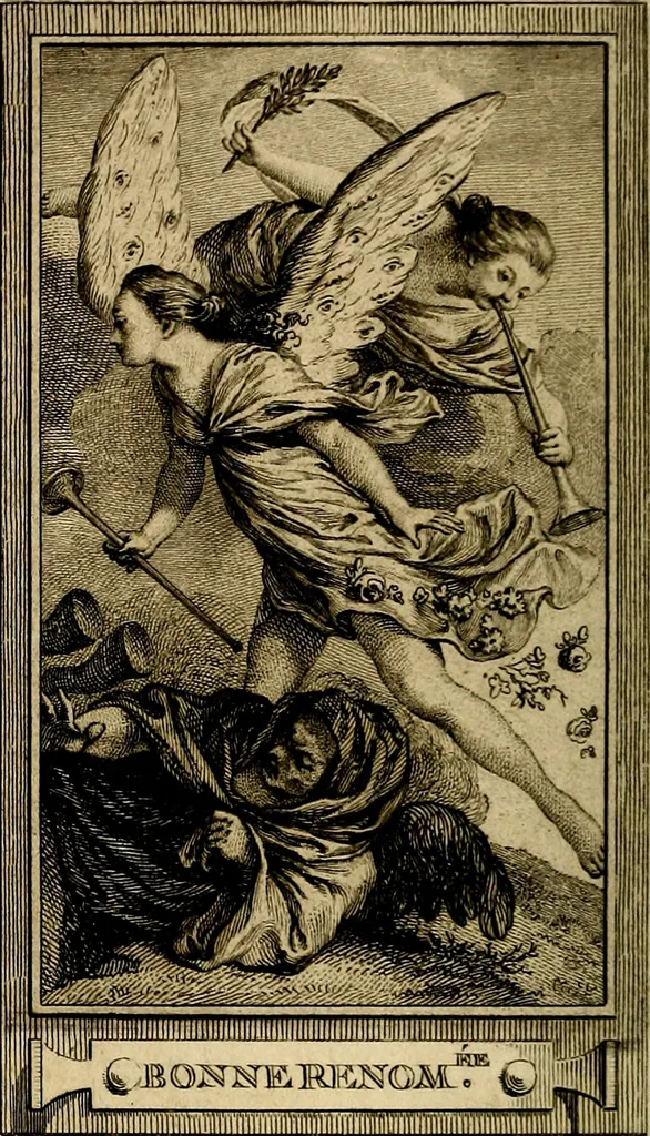 An illustration from Iconologie par figures; ou, Traité complet des allégories, emblêmes, etc. Ouvrage utile aux artistes, aux amateurs, et peuvent servir à l'éducation des jeunes personnes, 1791, leaf 127
