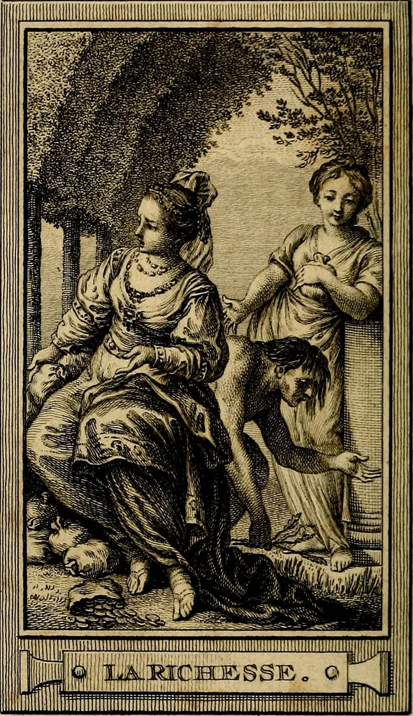 An illustration from Iconologie par figures; ou, Traité complet des allégories, emblêmes, etc. Ouvrage utile aux artistes, aux amateurs, et peuvent servir à l'éducation des jeunes personnes, 1791, leaf 135