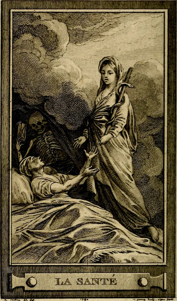 An illustration from Iconologie par figures; ou, Traité complet des allégories, emblêmes, etc. Ouvrage utile aux artistes, aux amateurs, et peuvent servir à l'éducation des jeunes personnes, 1791, leaf 151