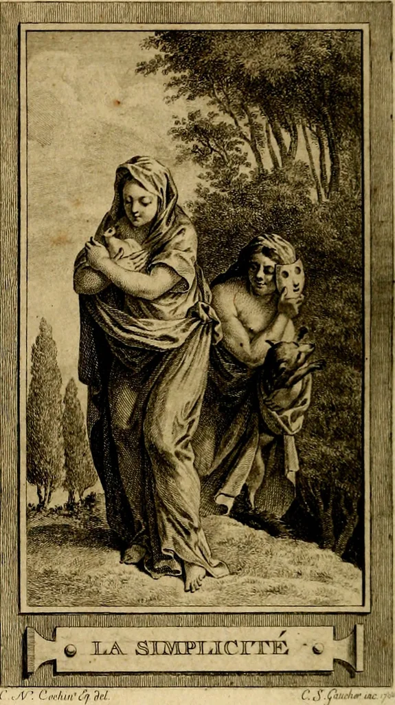 An illustration from Iconologie par figures; ou, Traité complet des allégories, emblêmes, etc. Ouvrage utile aux artistes, aux amateurs, et peuvent servir à l'éducation des jeunes personnes, 1791, leaf 177