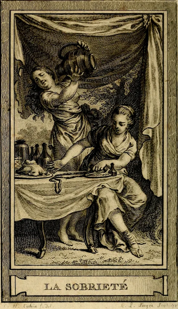 An illustration from Iconologie par figures; ou, Traité complet des allégories, emblêmes, etc. Ouvrage utile aux artistes, aux amateurs, et peuvent servir à l'éducation des jeunes personnes, 1791, leaf 185