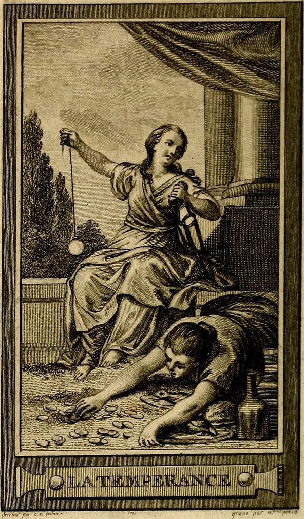 An illustration from Iconologie par figures; ou, Traité complet des allégories, emblêmes, etc. Ouvrage utile aux artistes, aux amateurs, et peuvent servir à l'éducation des jeunes personnes, 1791, leaf 203