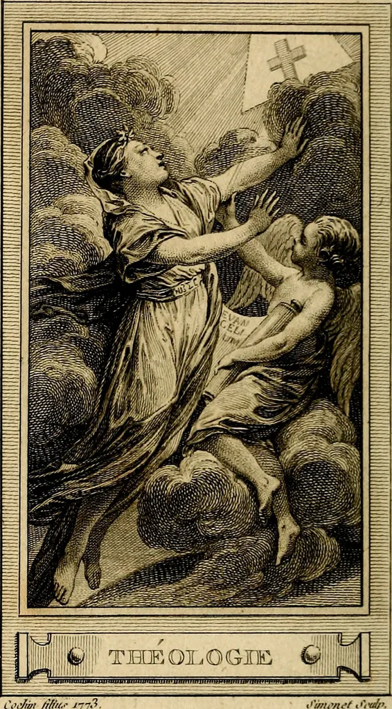 An illustration from Iconologie par figures; ou, Traité complet des allégories, emblêmes, etc. Ouvrage utile aux artistes, aux amateurs, et peuvent servir à l'éducation des jeunes personnes, 1791, leaf 219
