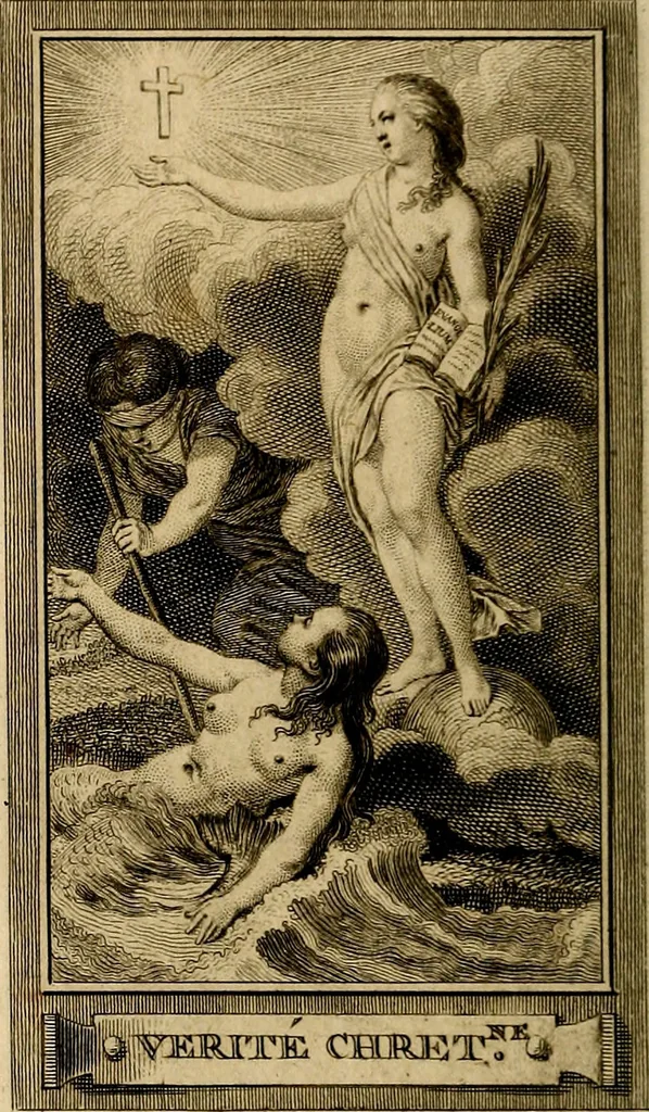 An illustration from Iconologie par figures; ou, Traité complet des allégories, emblêmes, etc. Ouvrage utile aux artistes, aux amateurs, et peuvent servir à l'éducation des jeunes personnes, 1791, leaf 239