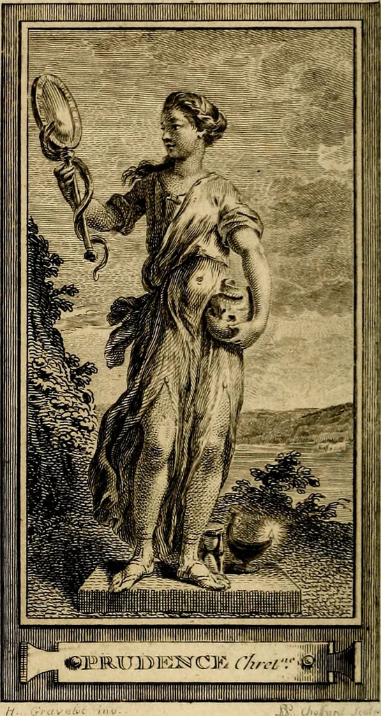 An illustration from Iconologie par figures; ou, Traité complet des allégories, emblêmes, etc. Ouvrage utile aux artistes, aux amateurs, et peuvent servir à l'éducation des jeunes personnes, 1791, leaf 91