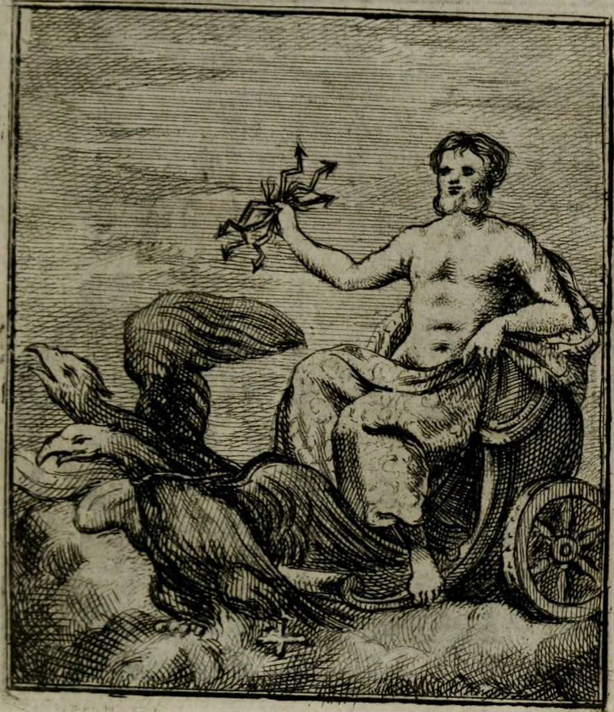 An illustration from Iconologie tirée de divers auteurs. Ouvrage utile aux gens de lettres, aux poëtes, aux artistes, & généralement à tous les amateurs des beaux-arts, 1766, leaf 102