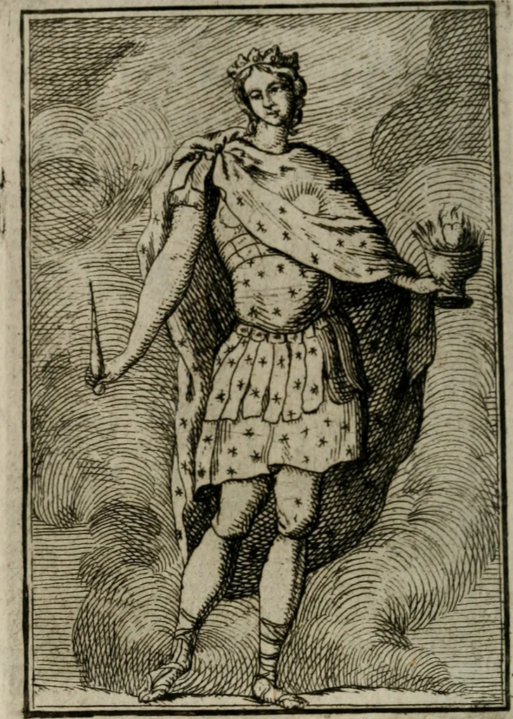 An illustration from Iconologie tirée de divers auteurs. Ouvrage utile aux gens de lettres, aux poëtes, aux artistes, & généralement à tous les amateurs des beaux-arts, 1766, leaf 109