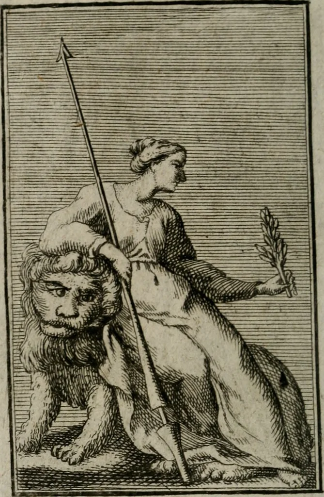 An illustration from Iconologie tirée de divers auteurs. Ouvrage utile aux gens de lettres, aux poëtes, aux artistes, & généralement à tous les amateurs des beaux-arts, 1766, leaf 111