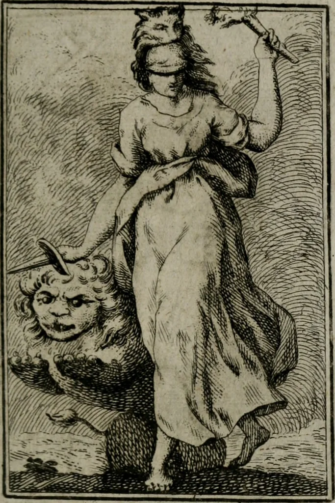 An illustration from Iconologie tirée de divers auteurs. Ouvrage utile aux gens de lettres, aux poëtes, aux artistes, & généralement à tous les amateurs des beaux-arts, 1766, leaf 112