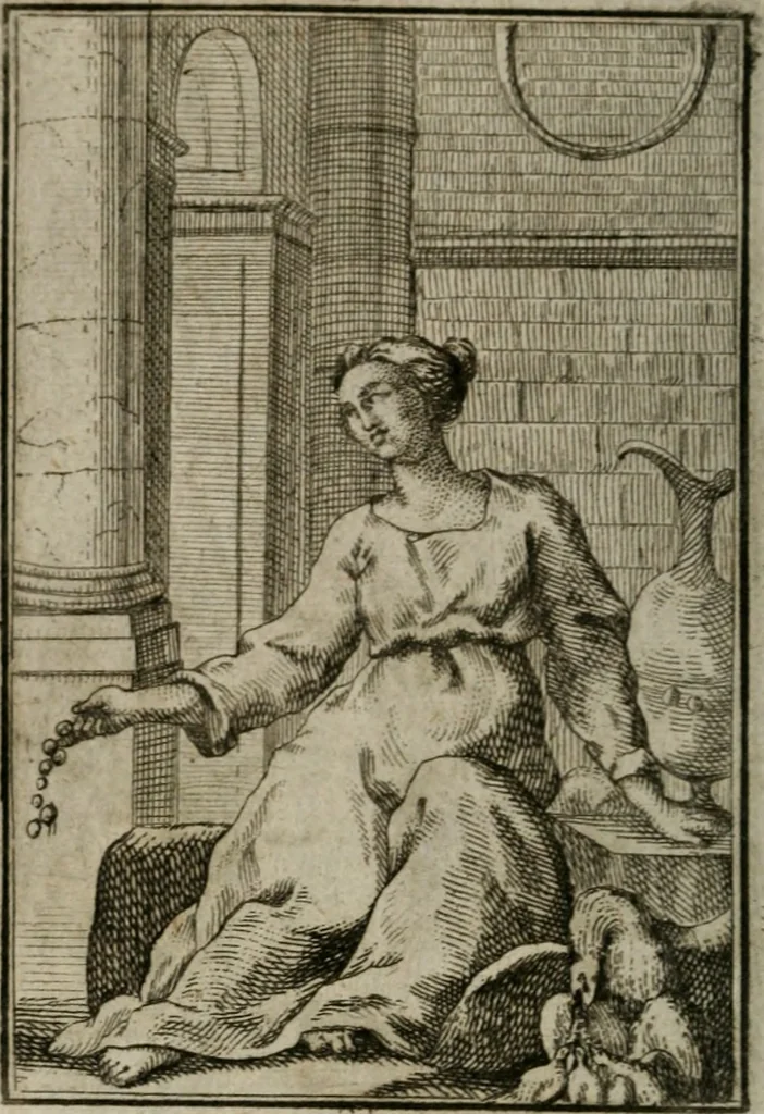An illustration from Iconologie tirée de divers auteurs. Ouvrage utile aux gens de lettres, aux poëtes, aux artistes, & généralement à tous les amateurs des beaux-arts, 1766, leaf 117