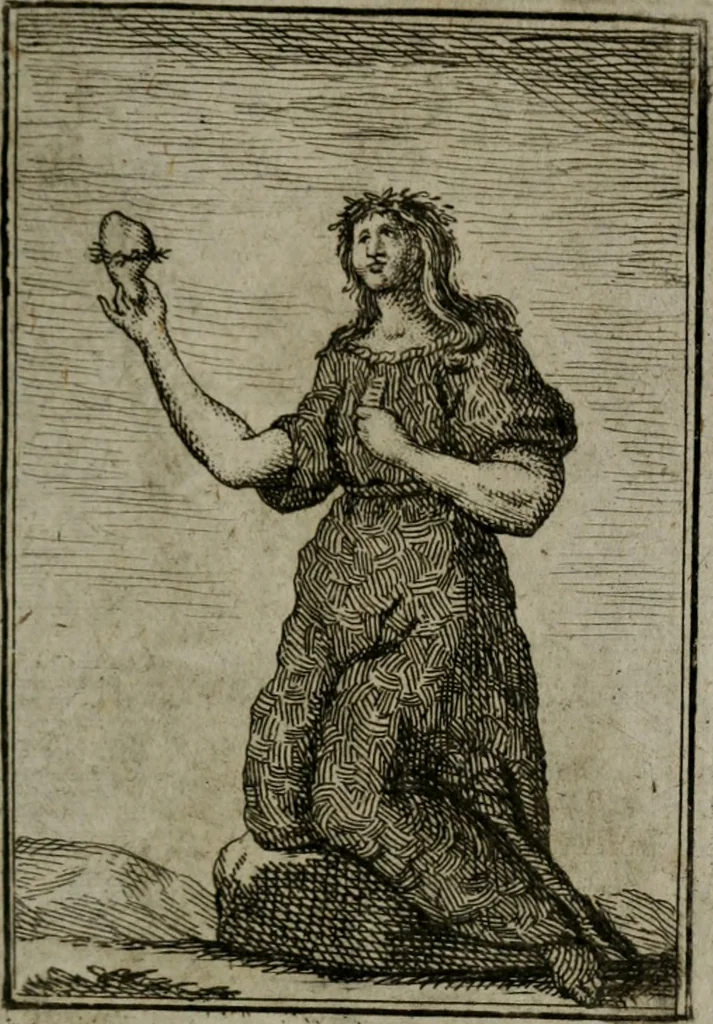 An illustration from Iconologie tirée de divers auteurs. Ouvrage utile aux gens de lettres, aux poëtes, aux artistes, & généralement à tous les amateurs des beaux-arts, 1766, leaf 122