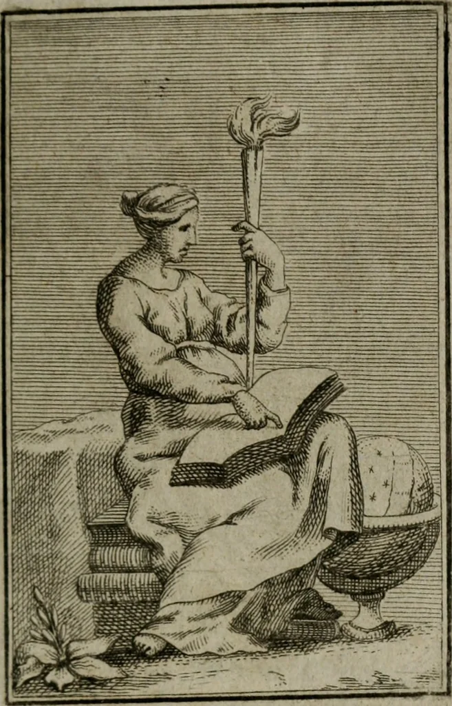 An illustration from Iconologie tirée de divers auteurs. Ouvrage utile aux gens de lettres, aux poëtes, aux artistes, & généralement à tous les amateurs des beaux-arts, 1766, leaf 130