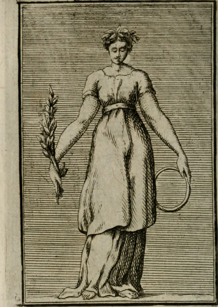 An illustration from Iconologie tirée de divers auteurs. Ouvrage utile aux gens de lettres, aux poëtes, aux artistes, & généralement à tous les amateurs des beaux-arts, 1766, leaf 133
