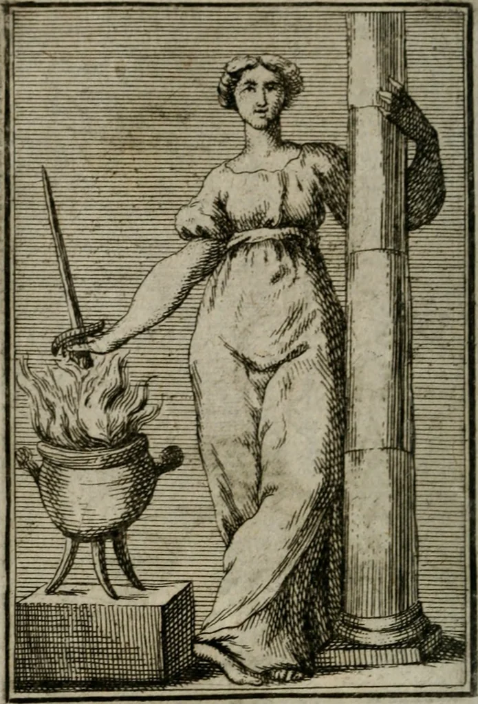 An illustration from Iconologie tirée de divers auteurs. Ouvrage utile aux gens de lettres, aux poëtes, aux artistes, & généralement à tous les amateurs des beaux-arts, 1766, leaf 135