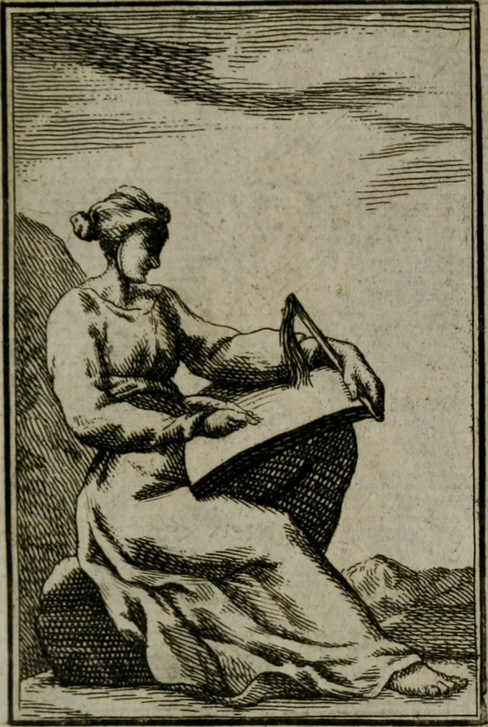 An illustration from Iconologie tirée de divers auteurs. Ouvrage utile aux gens de lettres, aux poëtes, aux artistes, & généralement à tous les amateurs des beaux-arts, 1766, leaf 146