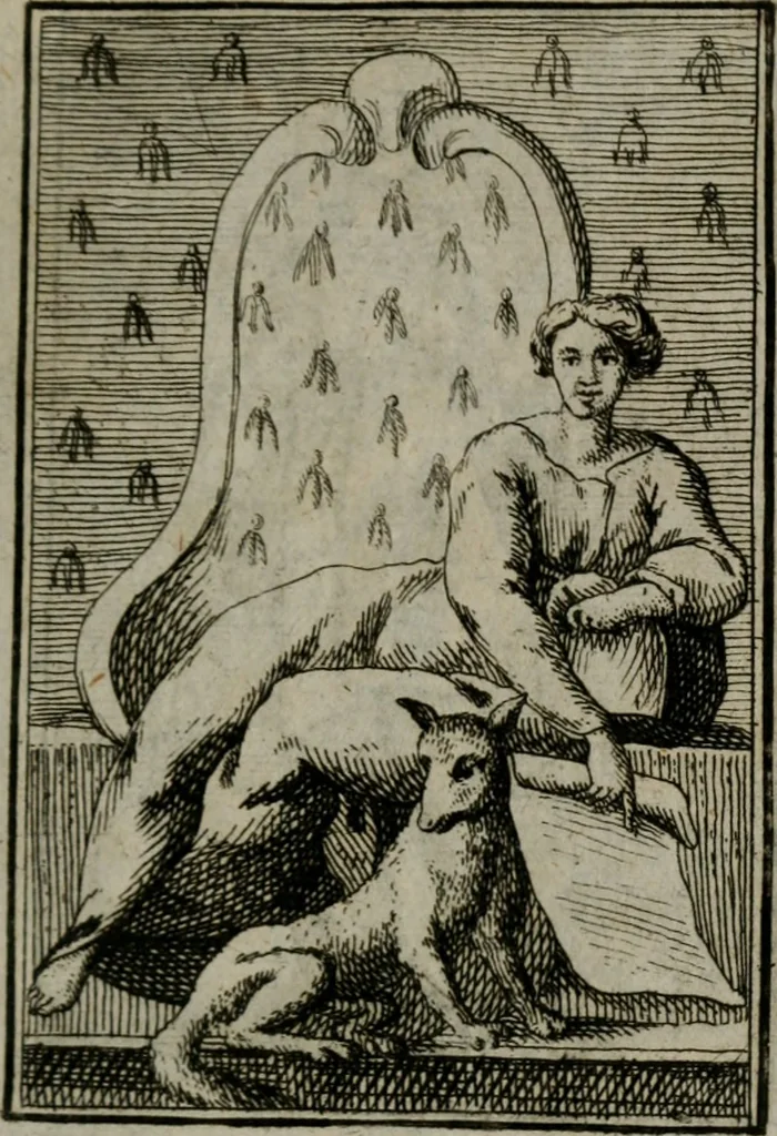 An illustration from Iconologie tirée de divers auteurs. Ouvrage utile aux gens de lettres, aux poëtes, aux artistes, & généralement à tous les amateurs des beaux-arts, 1766, leaf 148
