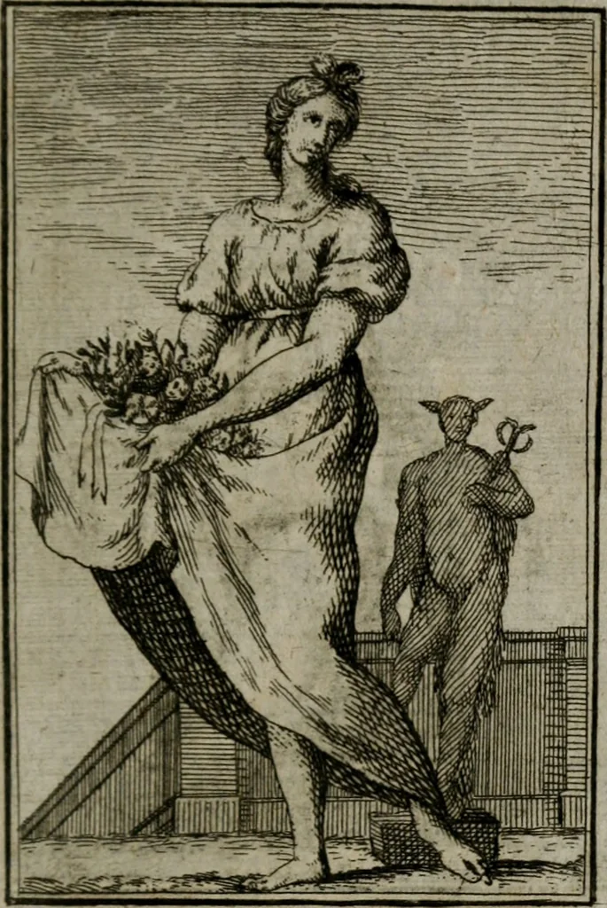 An illustration from Iconologie tirée de divers auteurs. Ouvrage utile aux gens de lettres, aux poëtes, aux artistes, & généralement à tous les amateurs des beaux-arts, 1766, leaf 150