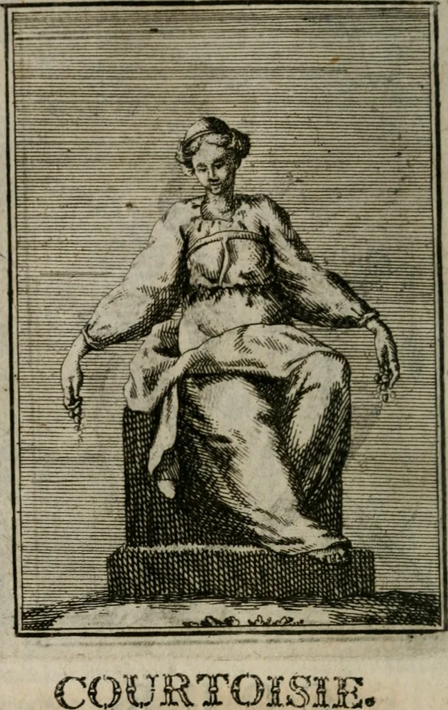 An illustration from Iconologie tirée de divers auteurs. Ouvrage utile aux gens de lettres, aux poëtes, aux artistes, & généralement à tous les amateurs des beaux-arts, 1766, leaf 151