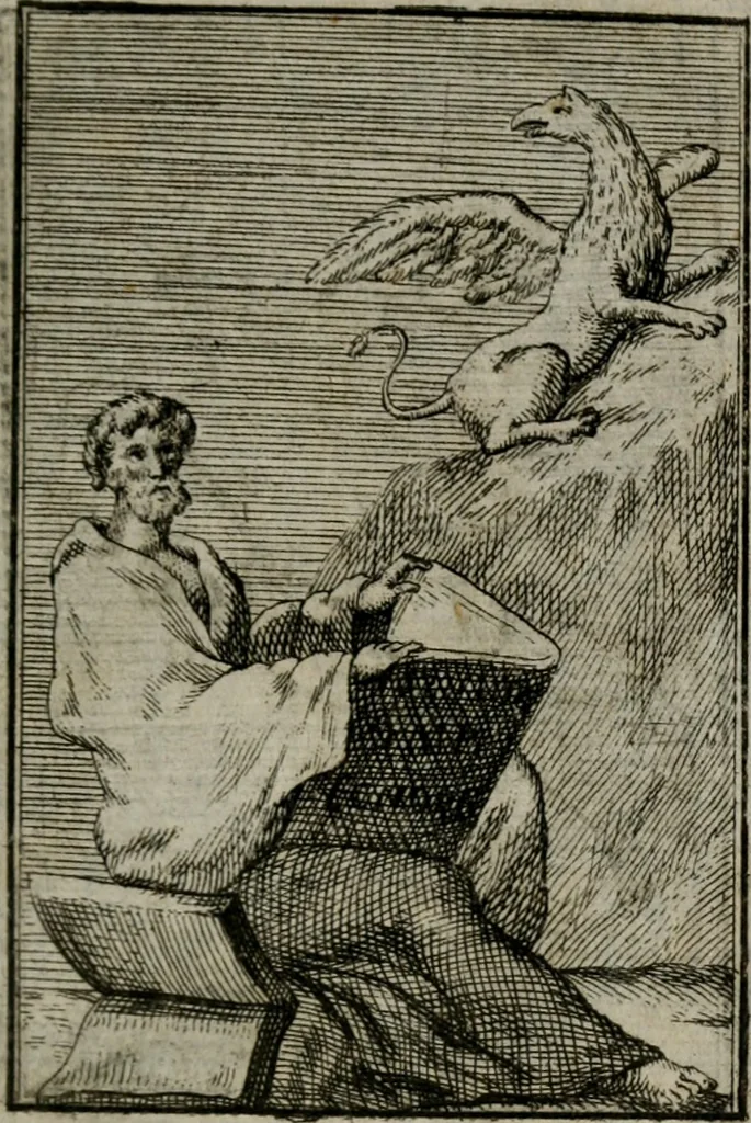 An illustration from Iconologie tirée de divers auteurs. Ouvrage utile aux gens de lettres, aux poëtes, aux artistes, & généralement à tous les amateurs des beaux-arts, 1766, leaf 154