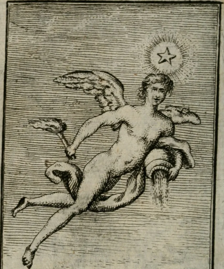 An illustration from Iconologie tirée de divers auteurs. Ouvrage utile aux gens de lettres, aux poëtes, aux artistes, & généralement à tous les amateurs des beaux-arts, 1766, leaf 155