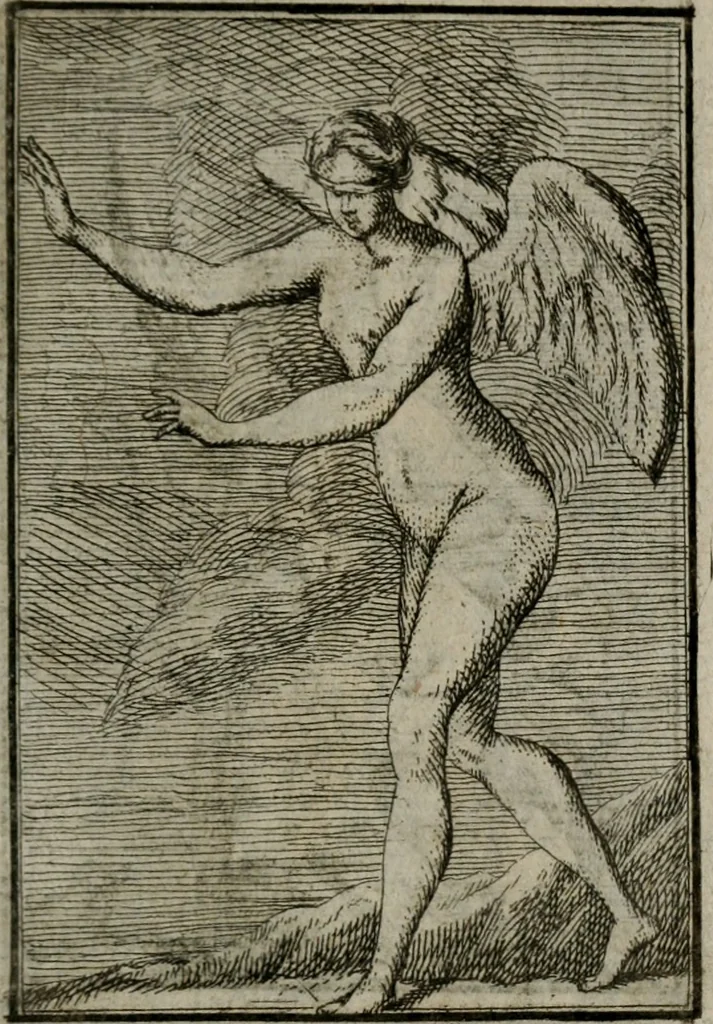 An illustration from Iconologie tirée de divers auteurs. Ouvrage utile aux gens de lettres, aux poëtes, aux artistes, & généralement à tous les amateurs des beaux-arts, 1766, leaf 158