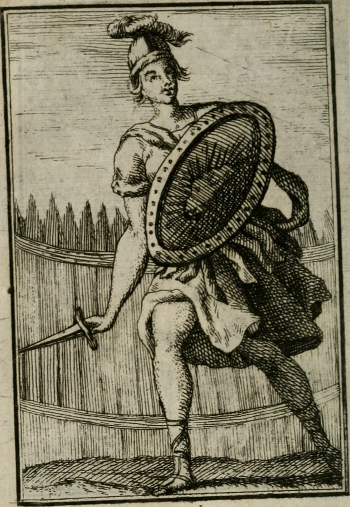 An illustration from Iconologie tirée de divers auteurs. Ouvrage utile aux gens de lettres, aux poëtes, aux artistes, & généralement à tous les amateurs des beaux-arts, 1766, leaf 163