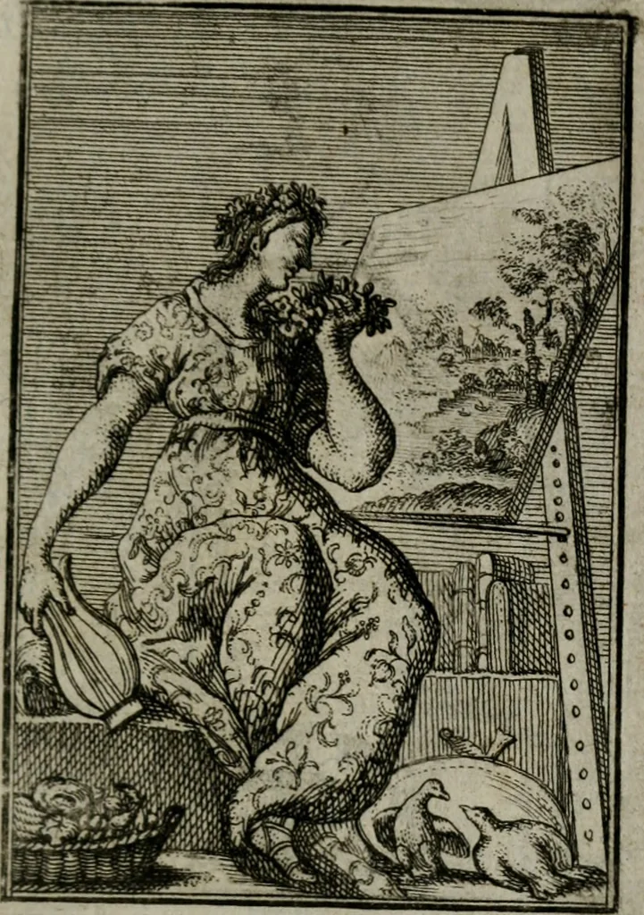 An illustration from Iconologie tirée de divers auteurs. Ouvrage utile aux gens de lettres, aux poëtes, aux artistes, & généralement à tous les amateurs des beaux-arts, 1766, leaf 164